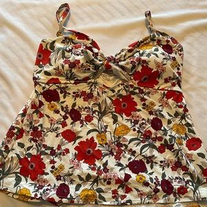 Loft tankini swim top